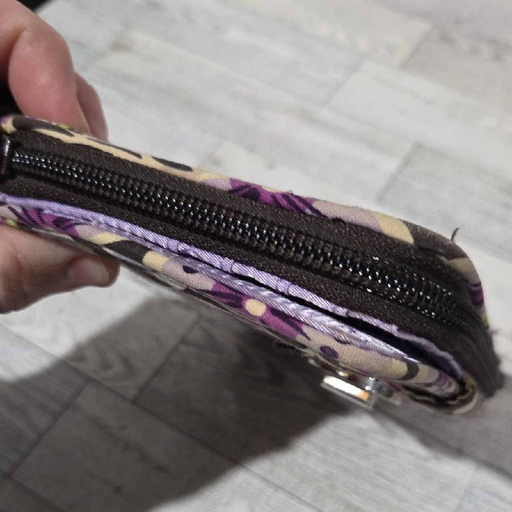 Vera Bradley Plum Petals Turnlock Wallet - Picture 9 of 16